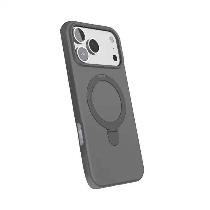 Apple İphone 17 Pro Regal Magsafe Standlı Kapak - Titan Gri