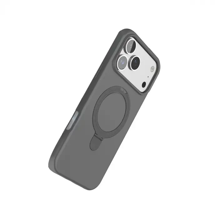 Apple İphone 17 Pro Regal Magsafe Standlı Kapak - Titan Gri