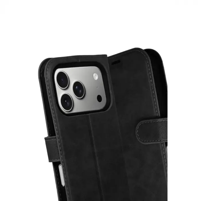 Apple İphone 17 Pro Trend S Plus Kapaklı Kılıf - Siyah