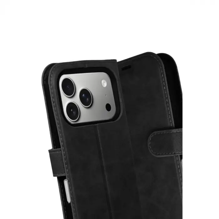 Apple İphone 17 Pro Trend S Plus Kapaklı Kılıf - Siyah