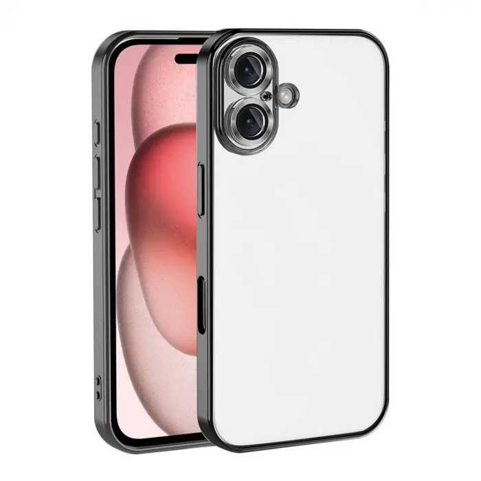 Apple İphone 17 Razer Lensli Silikon - Siyah