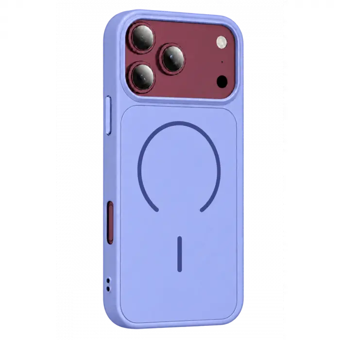 Apple İphone 18 Pro Azus Magsafe Kapak - Açık Mor