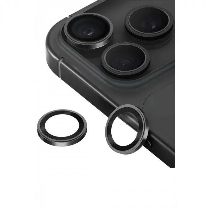 Apple İphone 18 Pro Max Bilvis Titan Kamera Lens - Siyah