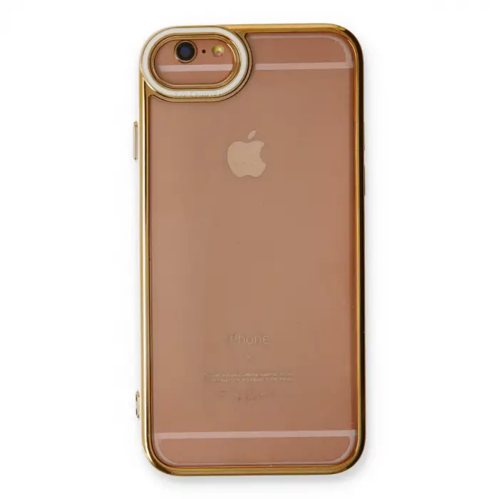 Apple İphone 6 Kılıf Liva Lens Silikon - Beyaz
