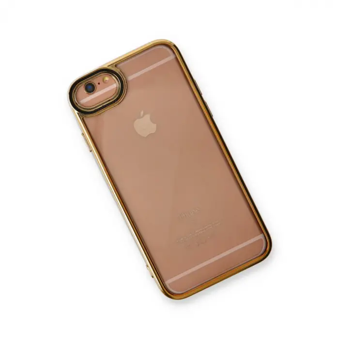 Apple İphone 6 Kılıf Liva Lens Silikon - Siyah