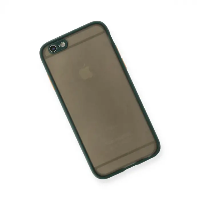 Apple İphone 6 Kılıf Montreal Silikon Kapak - Yeşil