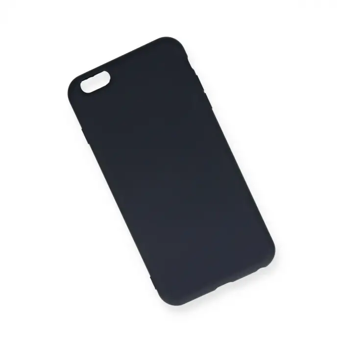 Apple İphone 6 Plus Kılıf Nano İçi Kadife Silikon - Lacivert