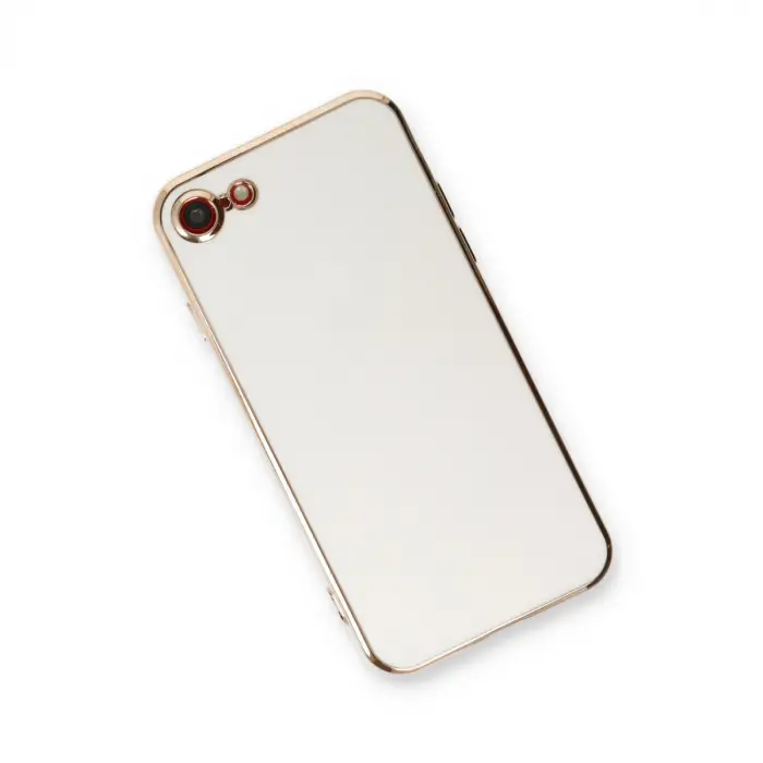 Apple İphone 7 Kılıf Volet Silikon - Beyaz