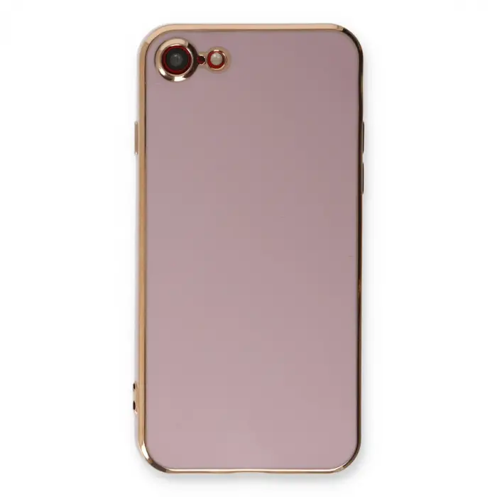 Apple İphone 7 Kılıf Volet Silikon - Mor