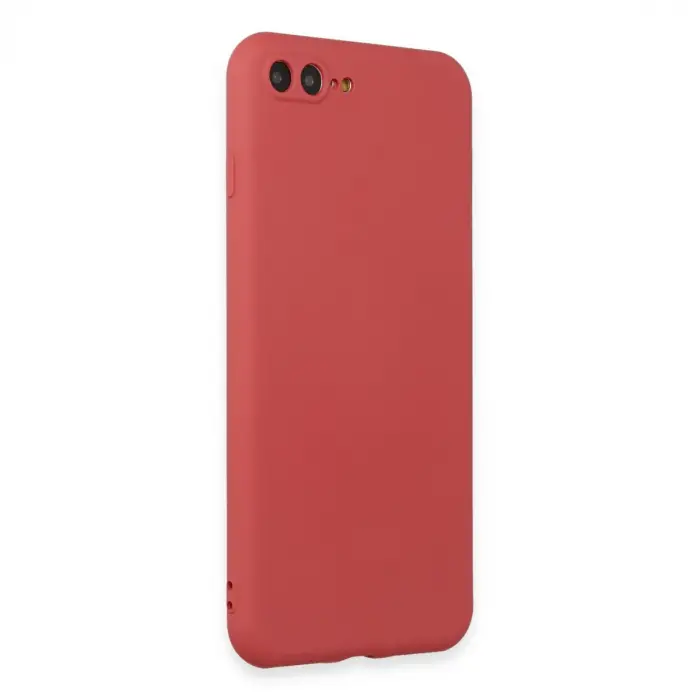 Apple İphone 7 Plus Kılıf First Silikon - Kiremit