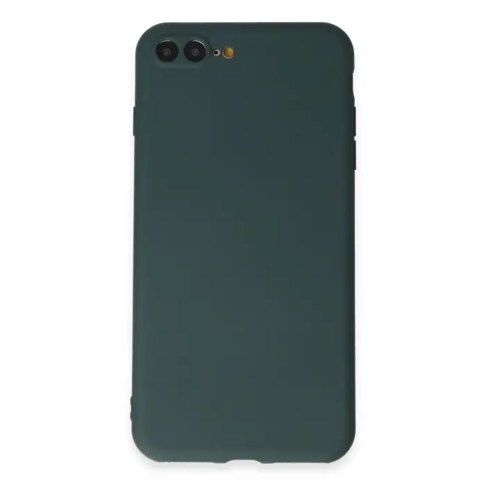 Apple İphone 7 Plus Kılıf First Silikon - Koyu Yeşil