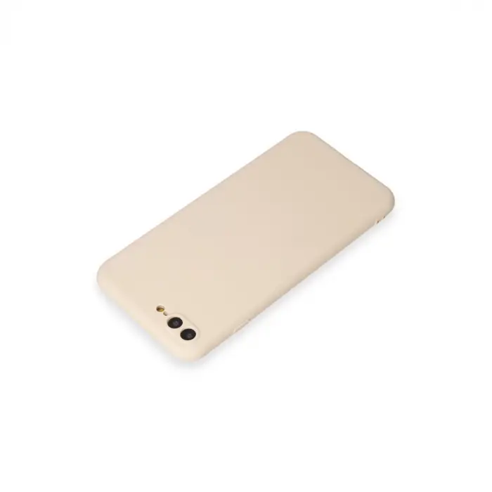 Apple İphone 7 Plus Kılıf First Silikon - Krem