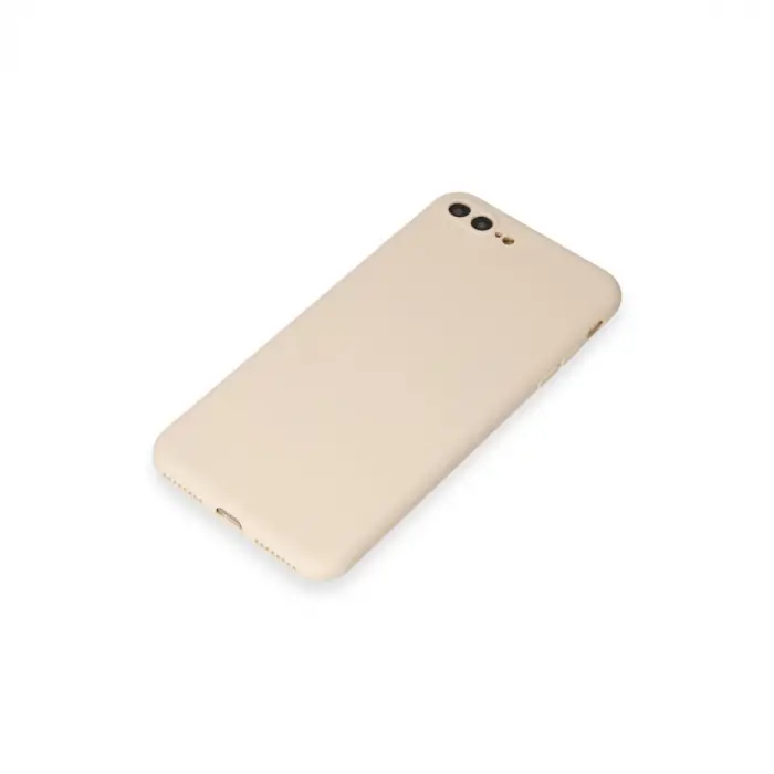 Apple İphone 7 Plus Kılıf First Silikon - Krem