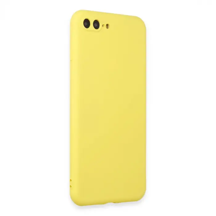 Apple İphone 7 Plus Kılıf First Silikon - Sarı