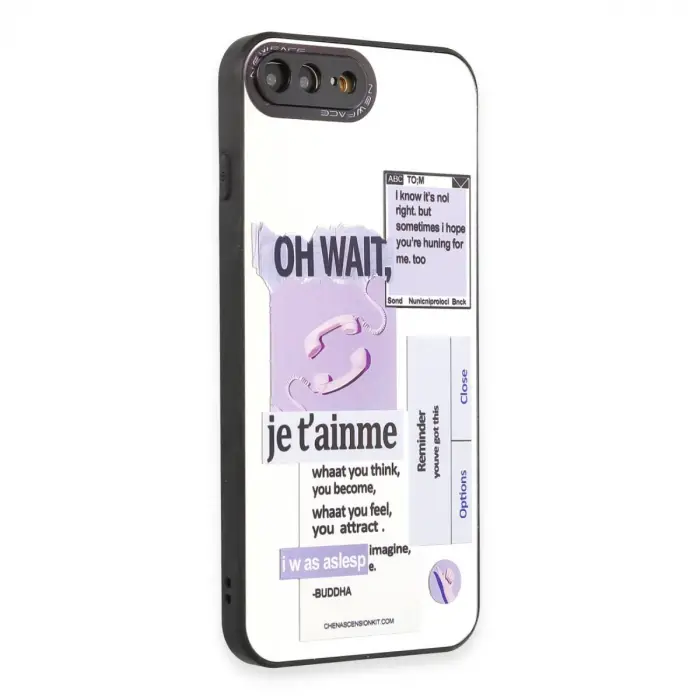 Apple İphone 7 Plus Kılıf Mirror Desenli Kapak - Mirror - 4