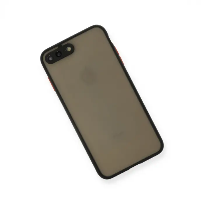 Apple İphone 7 Plus Kılıf Montreal Silikon Kapak - Siyah
