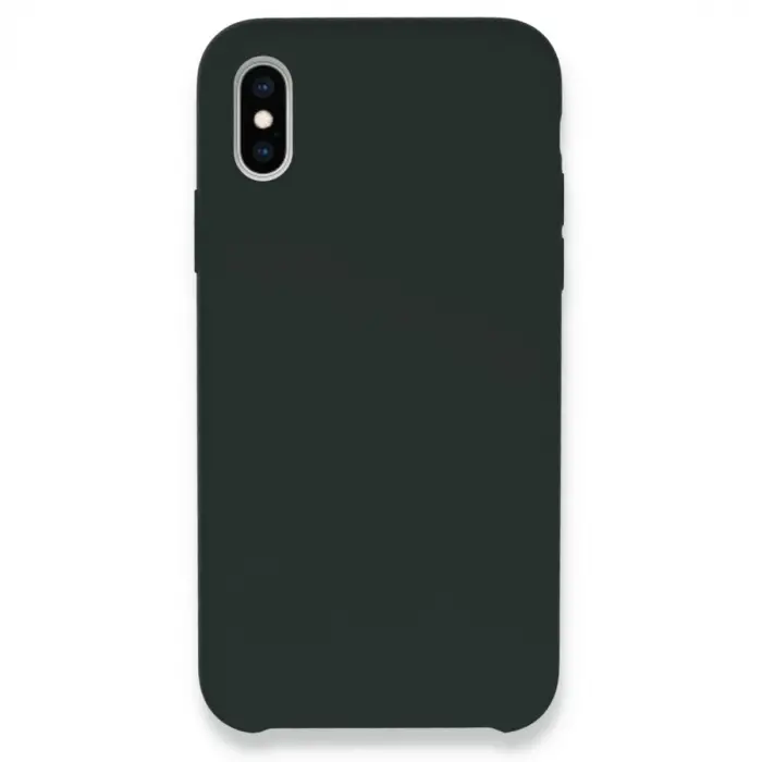 Apple İphone Xs Max Kılıf Lansman Legant Silikon - Koyu Yeşil
