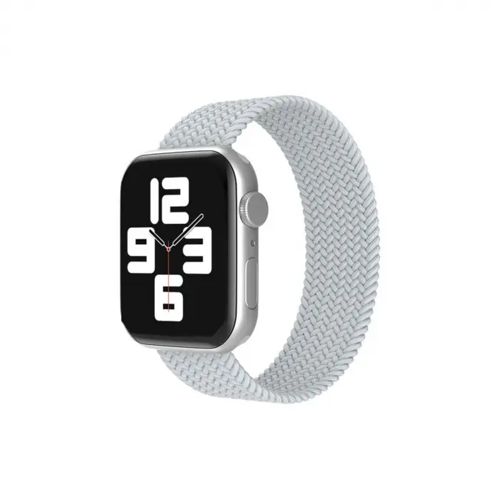 Apple Watch 38mm Ayarlı Solo Silikon Kordon (SAAT DEĞİLDİR) - Beyaz