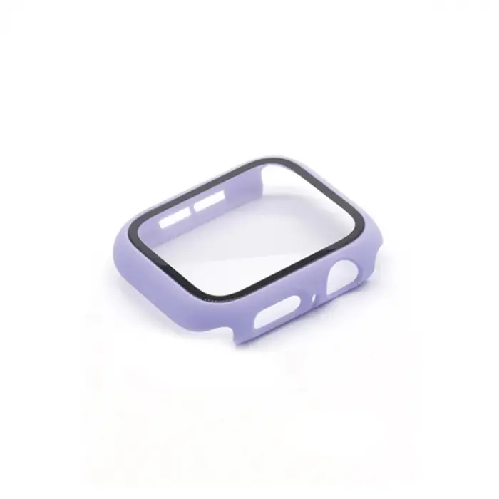 Apple Watch 38mm Camlı Kasa Ekran Koruyucu - Lila