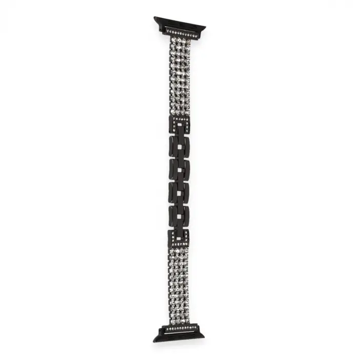 Apple Watch 38mm Live Taşlı Kordon - Siyah