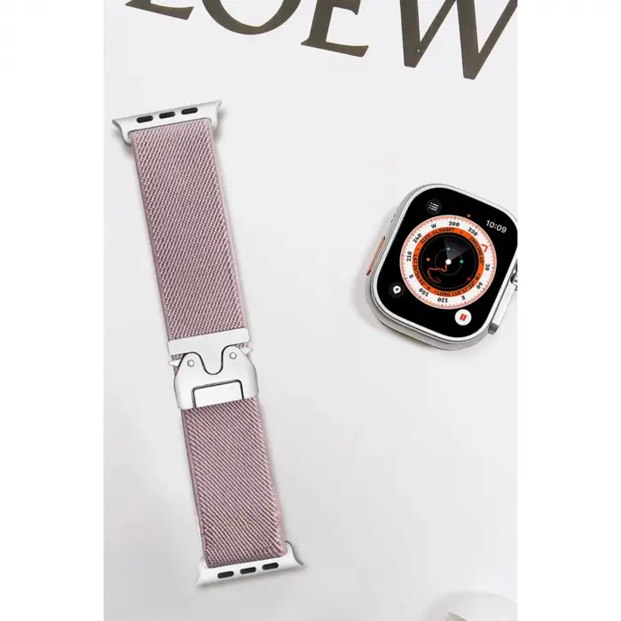 Apple Watch 42mm Forest Kumaş Kordon (SAAT DEĞİLDİR) - Lila