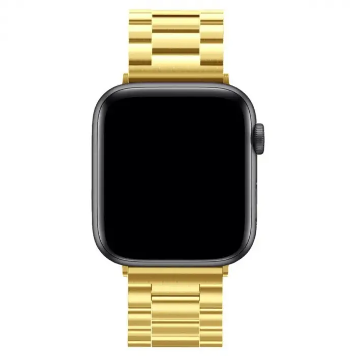 Apple Watch 42mm Metal Baklalı Kordon (SAAT DEĞİLDİR) - Gold