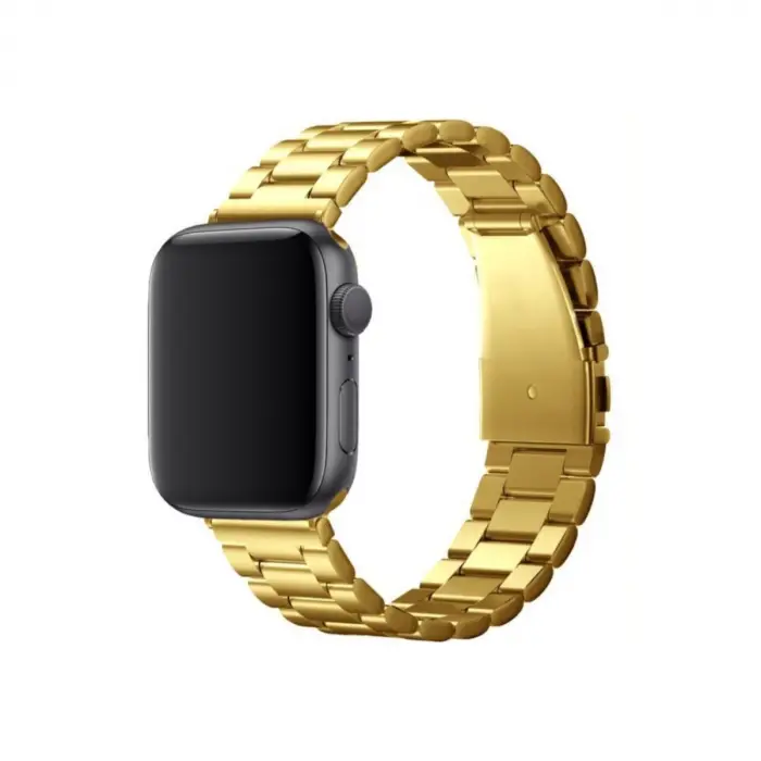 Apple Watch 42mm Metal Baklalı Kordon (SAAT DEĞİLDİR) - Gold