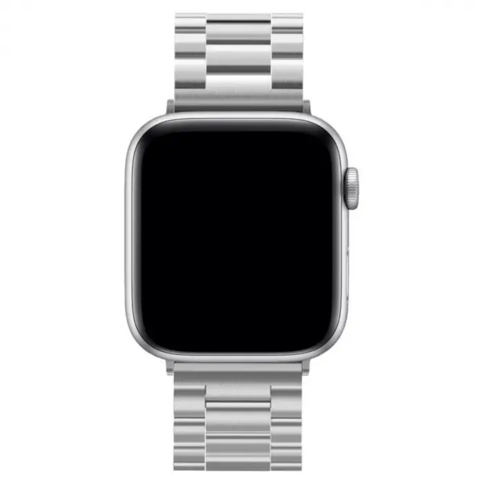 Apple Watch 42mm Metal Baklalı Kordon (SAAT DEĞİLDİR) - Gümüş