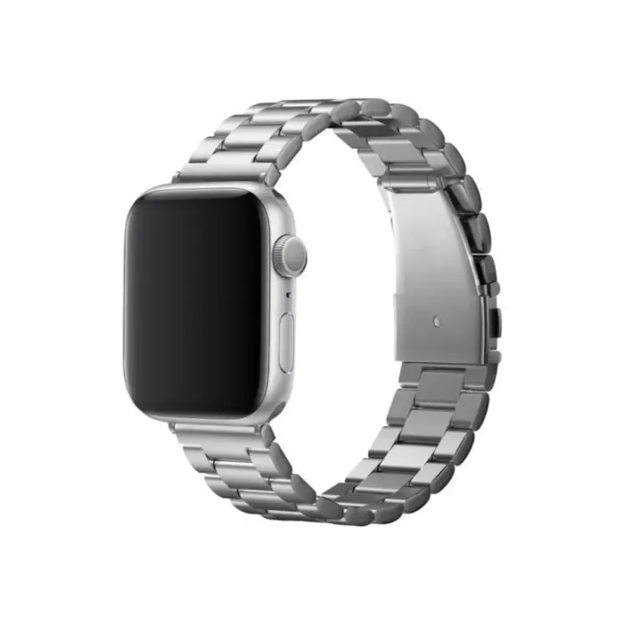 Apple Watch 42mm Metal Baklalı Kordon - Gümüş