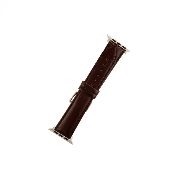 Apple Watch 42mm Nl26 Deri Kordon - Kahverengi