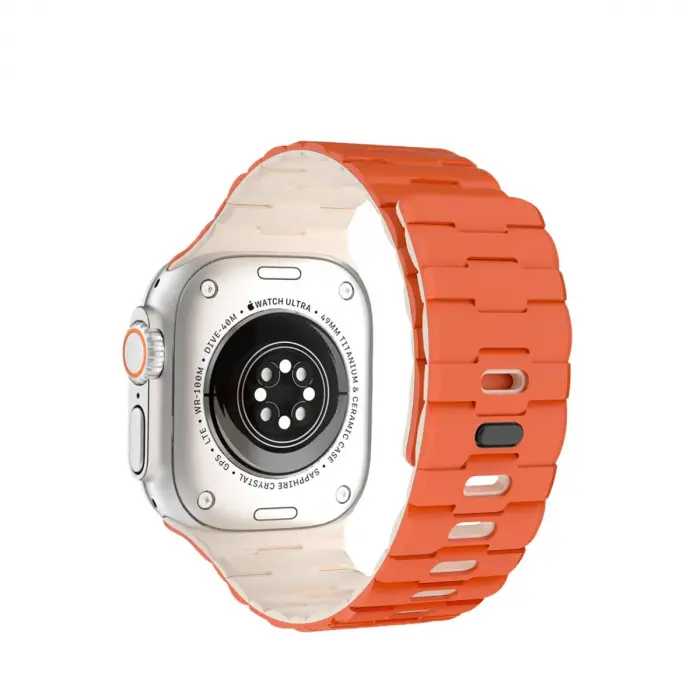 Apple Watch Ultra 49mm Wowen Kordon (SAAT DEĞİLDİR) - Turuncu