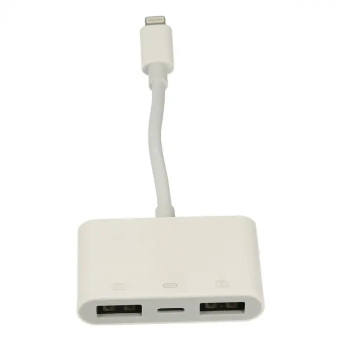 Apr23 Iphone Otg 3in1 - Beyaz