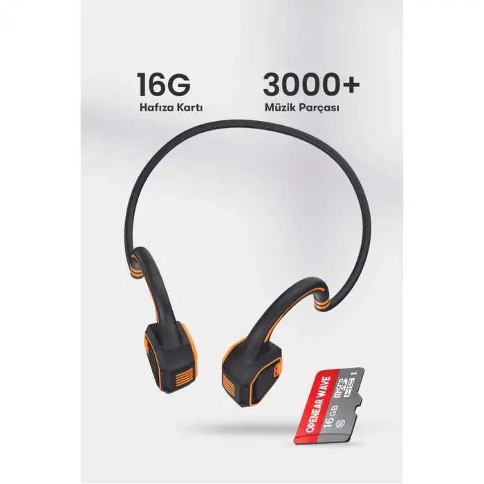 As9 Suya Dayanıklı Bluetooth Kulaklık - Siyah