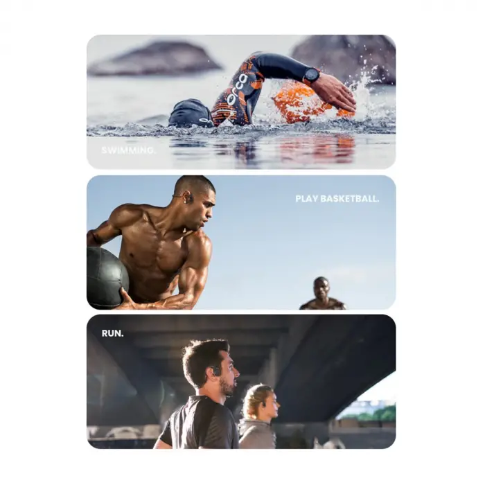 As9 Suya Dayanıklı Bluetooth Kulaklık - Siyah