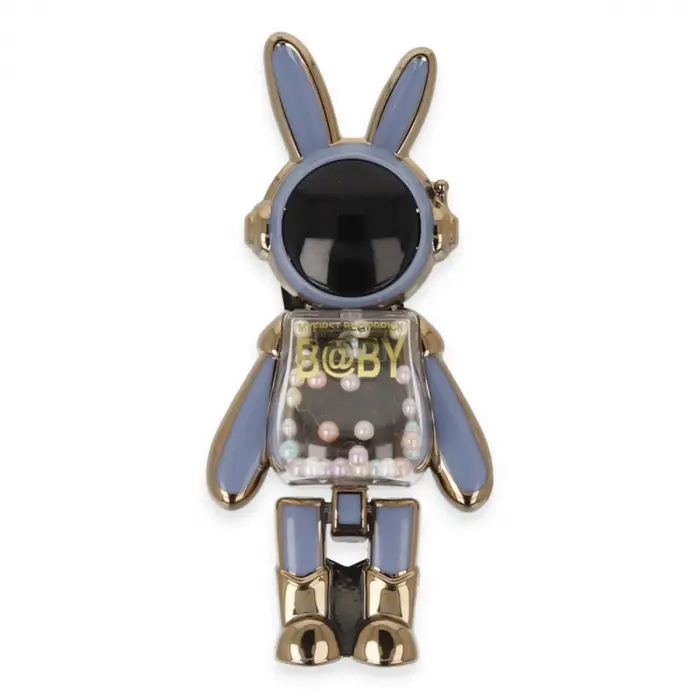 Astro Stand Tavşan Astronot - Açık Mavi