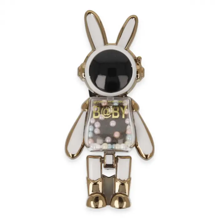 Astro Stand Tavşan Astronot - Beyaz