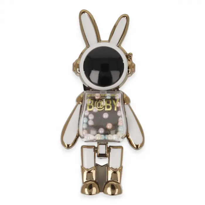 Astro Stand Tavşan Astronot - Beyaz