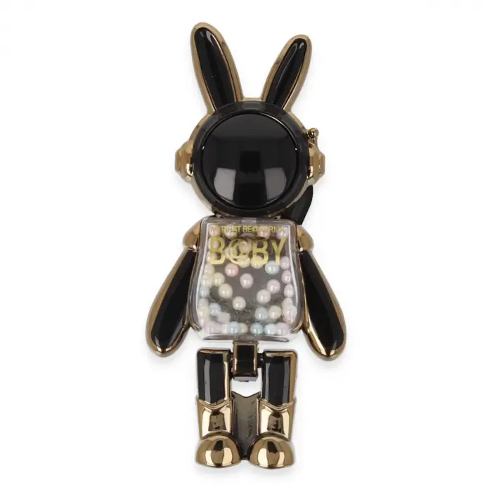 Astro Stand Tavşan Astronot - Siyah