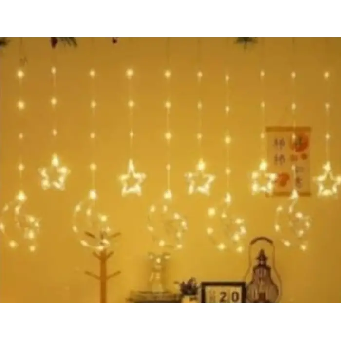 Ay Yıldız-yıldız Perde Led Mz-16-13