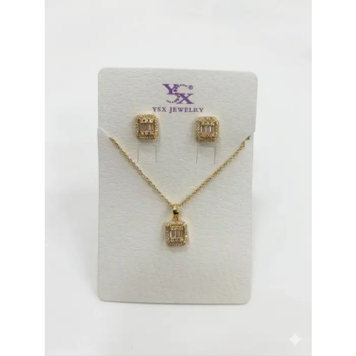 Baget Taşlı Set