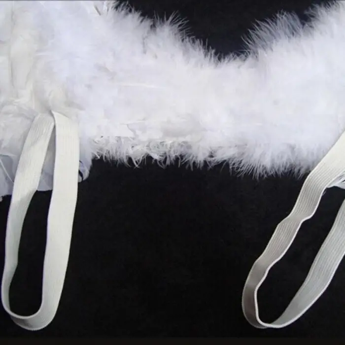 Beyaz Renkli Orta Boy Çocuk Melek Kanadı 30x45 Cm