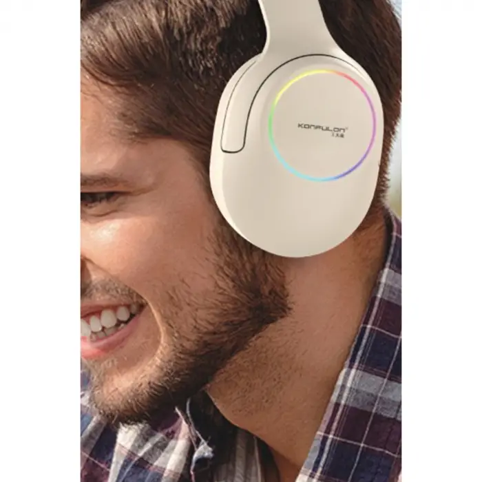 Bhs17 Bt 6.0 Kablosuz Kafaüstü Kulaklık - Bej