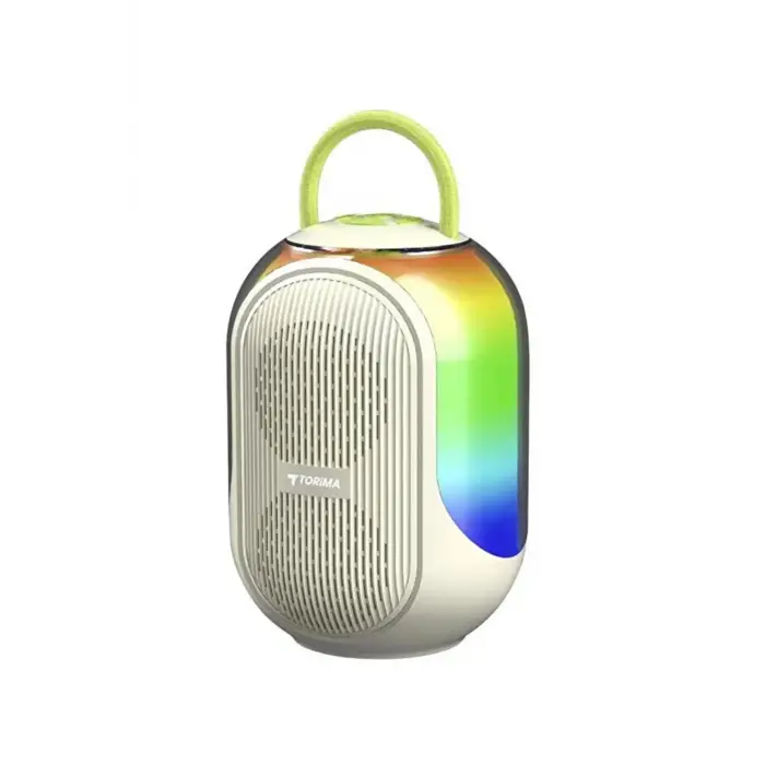 Bluetooth Hoparlör Çift Mikrofonlu Kablosuz Parti Speaker Beyaz