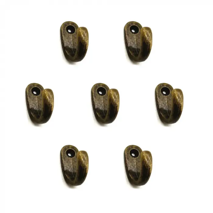 Büyük Tekli Fincan Askı, Dekor Askısı - Antik, 100 Adet, 12x23x30 Mm