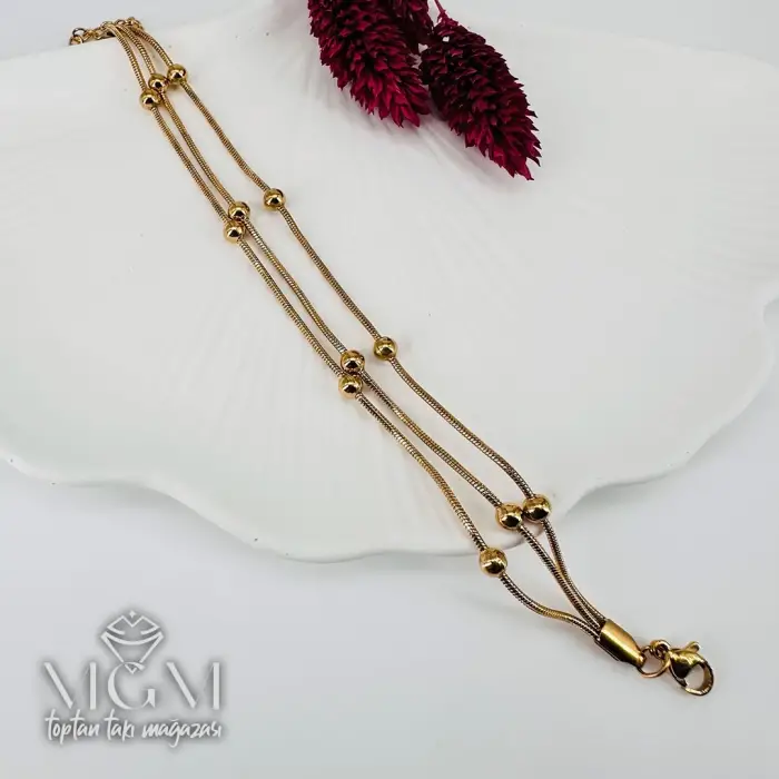 Çelik Bileklikler 17+5 Cm Uzatma Payı - Kbl0138