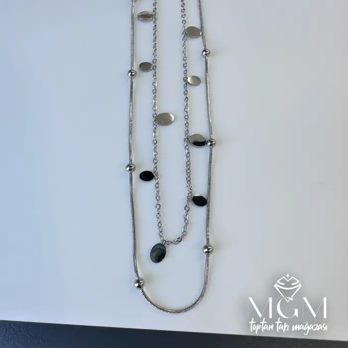 Çelik Kolyeler 45+5 Cm Uzatma Payı - Kl0031