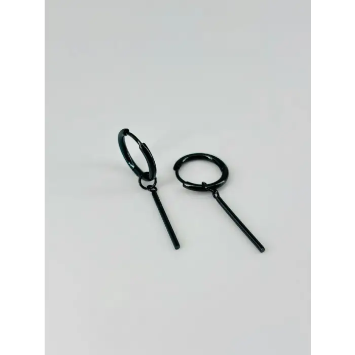 Çelik Erkek Küpe