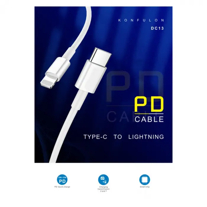 Dc13 1m 20w Type-c To Lightning Kablo İphone Uyumlu