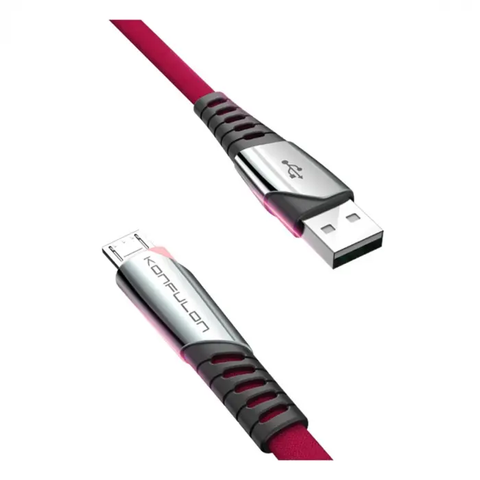 Dc16 Micro Usb Kablo 1m 2.4a - Kırmızı