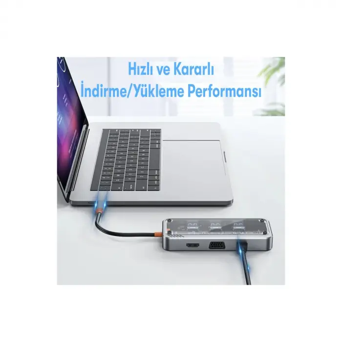 Dönüştürücü 10in1 Hub Sw10v - Gri